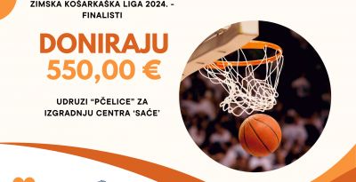 Košarkaši donirali za Centar “SAĆE”