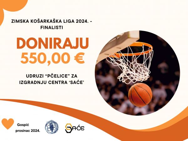 Košarkaši donirali za Centar “SAĆE”